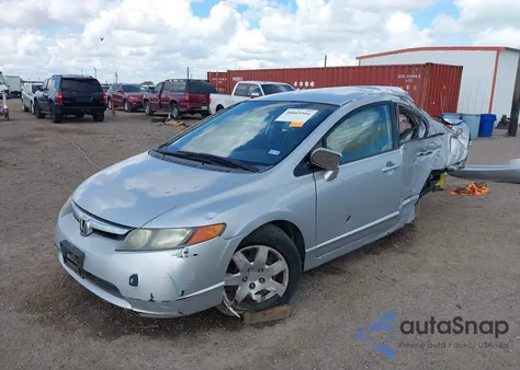 2007 Honda Civic Lx z USA, uszkodzony, nr VIN 1HGFA16597L058800